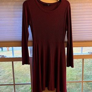 Lulu's purple sweater dress